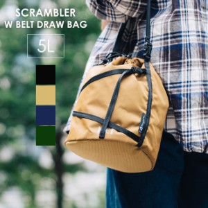 MEI エムイーアイ メイ Scrambler W belt draw bag スクランブラー ドローバッグ  巾着バッグ ナイロン メンズ レディース 手提げ 斜め掛