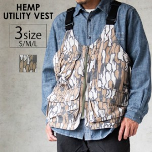 GOHEMP ゴーヘンプ HEMP UTILITY VEST ヘンプユーティリティーベスト フィッシングベスト 釣りベスト キャンパーベスト キャンプベスト 