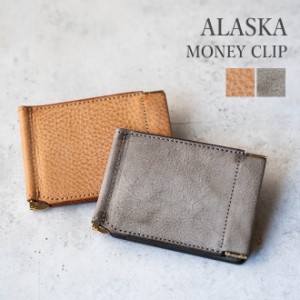 Re-ACT リアクト ALASKA LEATHER MONEY CLIP WALLET 財布 マネークリップ コンパクトウォレット アラスカレザー 本革 プレゼント ギフト 