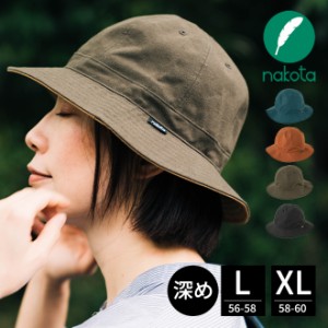 nakota ナコタ コットンウェザークロス ライトワンダーハット メトロハット 帽子 UVカット L XL メンズ レディース シンプル 無地 アウト