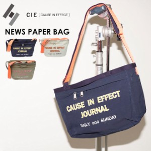 CIE シー NEWS PAPER BAG ニュース ペーパー バッグ メンズ レディース  耐久性 レトロ コンブ ナイロン 日本製 かっこいい 可愛い おし