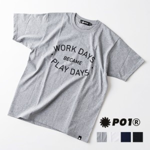 PLAY DESIGN (プレイデザイン) P01 S/S PRINT TEE プリントTシャツ 半袖 - WORK DAYS BECOME PLAY DAYS -