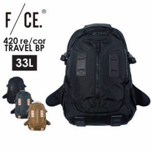 F/CE エフシーイー 420 re/cor TRAVEL BP トラベル バックパック メンズ レディース 旅行 ブランド 大容量 一泊二日 鞄 カバン ブラック 