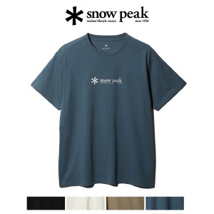 snow peak スノーピーク Soft Cotton Logo Short Sleeve T-Shirt 半袖 Tシャツ ソフト コットン ロゴ ショート スリーブ オーガニックコ