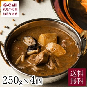 長崎スープカレー 4個 稲佐山観光ホテル 送料無料 レトルト 長崎ばってん鶏 ご当地グルメ 本格 簡単 B級グルメ スタミナ