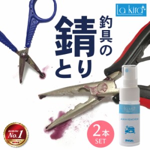 釣具 サビ取り 錆取り スプレー AQUA REMOVER メンテナンス 30ml 2本セット | 釣り 錆び取り剤 さびとり フックの錆落とし クリーナー 釣