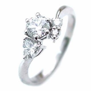 婚約指輪 エンゲージリング 4月誕生石 プラチナ ダイヤモンドリング ハートシェイプ 