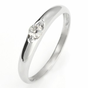 婚約指輪 エンゲージリング プラチナ リング ダイヤモンド 4月 誕生石