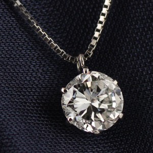1カラット ネックレス 一粒 ダイヤモンド ネックレス プラチナ ダイヤモンドネックレス ダイヤ