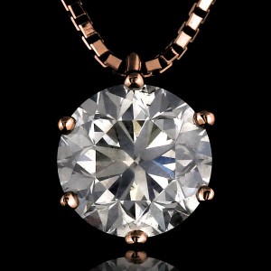 ダイヤモンド ネックレス 2カラット 鑑別書付 ゴールド シンプル ダイヤ ネックレス 人気 DIAMOND NECKLACE