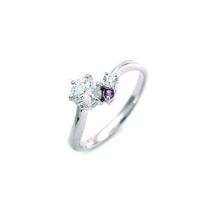 婚約指輪 ダイヤモンド プラチナリング 一粒 大粒 指輪 エンゲージリング 0.5ct プロポーズ用 レディース 人気 ダイヤ 刻印無料 2月 誕生