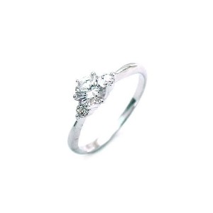 婚約指輪 ダイヤモンド プラチナリング 一粒 大粒 指輪 エンゲージリング 0.4ct プロポーズ用 レディース 人気 ダイヤ 刻印無料 4月 誕生