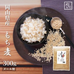 もち麦 令和5年 新麦 岡山県産キラリモチ麦300ｇ 安い おすすめ お試し ポイント消化 ぽっきり 国産 送料無料 ダイエット健康美容 メール