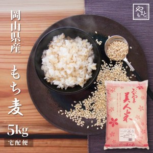 令和5年 新麦 岡山県産 もち麦(キラリモチ麦) 5kg 安い  おすすめ  国産 送料無料