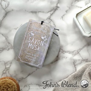 John's Blend 吊り下げ エアーフレッシュナー サボンムスク OA-JOM-1-1 | OAJOM0101 芳香剤 ルームフレグランス 車 部屋 人気 トイレ 玄