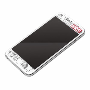 iPhone7 iPhone6s iPhone6 衝撃軽減 液晶保護フィルム | 気泡 指紋 MARVEL マーベル 保護フィルム