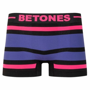 【BLACK AKER】ビトーンズ BETONES アケル ピンク×パープル ボクサーパンツ アンダーウェア 下着 インナー メンズ レディース ユニセッ