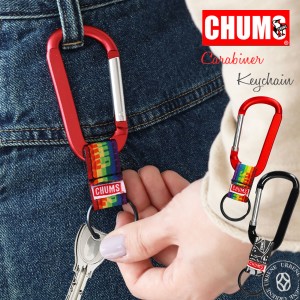 チャムス キーホルダー Chums カラビナ キーチェーン ( ch61-1175 ) Carabiner Keychain 雑貨 アクセサリー 鍵 キーリング リング 多目的