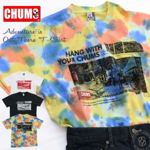 チャムス Tシャツ CHUMS クルーネック 半袖 アドベンチャーイズアウトゼア Tシャツ ch01-1991 Adventure is Out There T-Shirt レディー