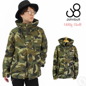 ジョンブル メンズ Johnbull メンズ ユーティリティシェル テトラテックス ジャケット カモフラージュ 16524 迷彩 UTILITY SHELL 定番 鉄