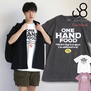 プリントTシャツ ジョンブル メンズ 半袖 ショートスリーブT ONEHAND ワンハンド クルーネック Johnbull ( JM231C14 ) GOOD ROCK SPEED 