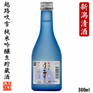 日本酒 純米吟醸生貯蔵酒 越路吹雪 300ml ミニボトル 小瓶 辛口 酒 お酒 地酒 母の日 父の日 ギフト プレゼント プチギフト 新潟 高野酒