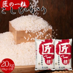 国産 匠の一粒 こしひかり 20kg 送料無料 米 国産米 精米  コシヒカリ ブレンド米