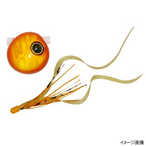 ジャッカル タイラバ 鉛式ビンビン玉スライド 60g オレンジゴールド/イカナゴT+【ゆうパケット】