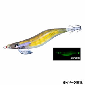 【アウトレット】 エギ LQ(レンズエギ 透明布巻) 2.5号 13.GLAJ ゴースト夜光ゴールドアジ【ゆうパケット】