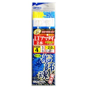 オーナー LTアマダイ2本 F-3618 針4号-ハリス3号