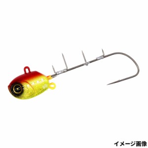 瞬貫船太刀魚テンヤ 誘い速掛フッ素フック 40号 No.3 アカキン網目夜光 SW415