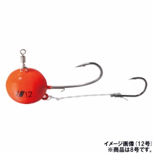 メジャークラフト 鯛乃実 げんこつかぶら 8号 #5 ケイムラオレンジ