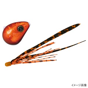 ジャッカル タイラバ 爆流 鉛式ビンビン玉スライド 60g レッドオレンジ/シマオレT+【ゆうパケット】