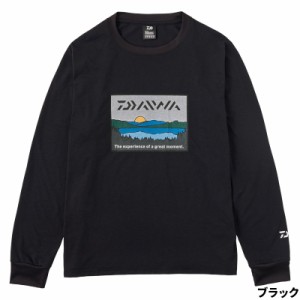 ダイワ ウェア DE-6724 フィッシングネットTシャツ レイクサイド L ブラック