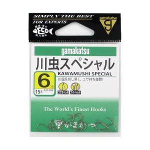 がまかつ 川虫スペシャル ６号 茶【ゆうパケット】