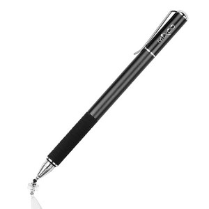 タッチペン スマホ iphone ipad pro Android スマホ ペン ディスク 交換用3個 仕事 ゲーム用 stylus pen（ブラック） 