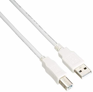 USBケーブル USB2.0 USB A オス USB B オス フェライトコア内蔵 0.5m USB2-FS05 ...エレコム