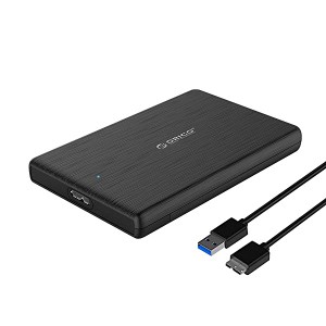 2.5インチ HDD/SSD ケース USB3.0接続 SATA 3.0 ハードディスクケース UASP対応 2TBまで 9.5mm/7mm厚両対応 工具不要 指紋防ぐ 2