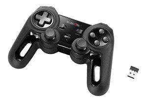 ワイヤレス ゲームパッド 13ボタン Xinput 振動 連射 高耐久 ブラック JC-U4113SBK ...エレコム