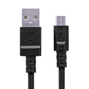 マイクロUSBケーブル microUSB 急速 充電 いろんな表情の顔がかわい] 転送 充電 2A出力 0.8m ブラック MPA-FAMBS2U08BK ...エレコム