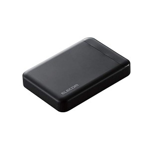 HDD 外付けハードディスク 1TB ビデオカメラから直接保存 衝撃吸収インナーフレーム ELP-EDV010UBK ...エレコム