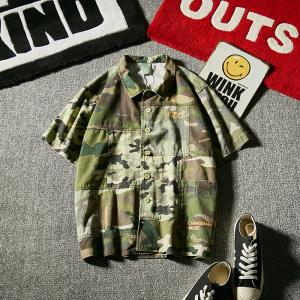 メンズ トップス Tシャツ 半袖シャツ 大きいサイズ 迷彩 夏 夏服 夏コーデ かっこいい おしゃれ カジュアル シンプル ファッション の通販はau Wowma ワウマ Higostyle 商品ロットナンバー