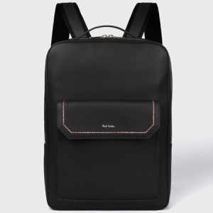 Paul Smith ポールスミス リュック ブラック マーブルカラーストライプ