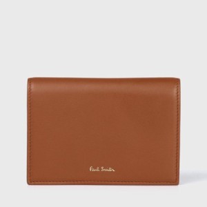 ポールスミス 長財布 クライミングロープ ストラップ ウォレットポーチ ブラウン Paul Smith