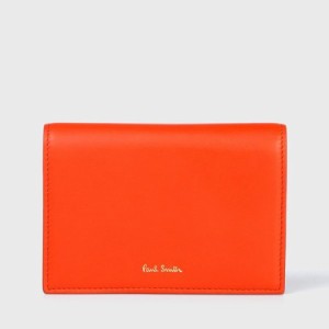 ポールスミス 長財布 クライミングロープ ストラップ ウォレットポーチ オレンジ Paul Smith