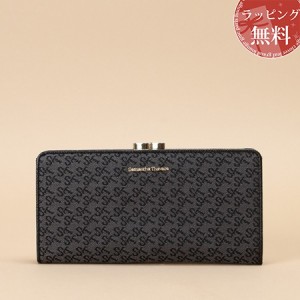 サマンサタバサ Samantha Thavasa 長財布 ST Jacquard 口金長財布 ブラック