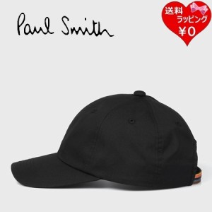 ポールスミス Paul Smith 帽子 キャップ アーティストストライプ ベルト 綿100% ブラック 