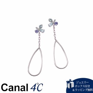 【送料無料】【ラッピング無料】カナルヨンドシー Canal 4℃ カナル4℃ シルバー ピアス アイオライト/シンセティックスピネル/キュービ