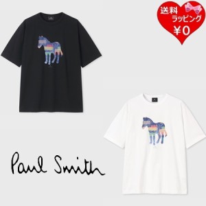 【送料無料】【ラッピング無料】ポールスミス Paul Smith Tシャツ コラージュゼブラ 半袖 綿100%  