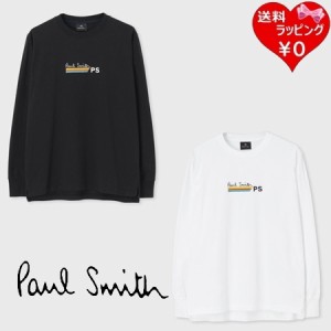 【送料無料】【ラッピング無料】ポールスミス Paul Smith Tシャツ ロンT PS ストライプ 長袖 オーガニック 綿100%  